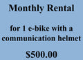 E-Bike Monthly Rental